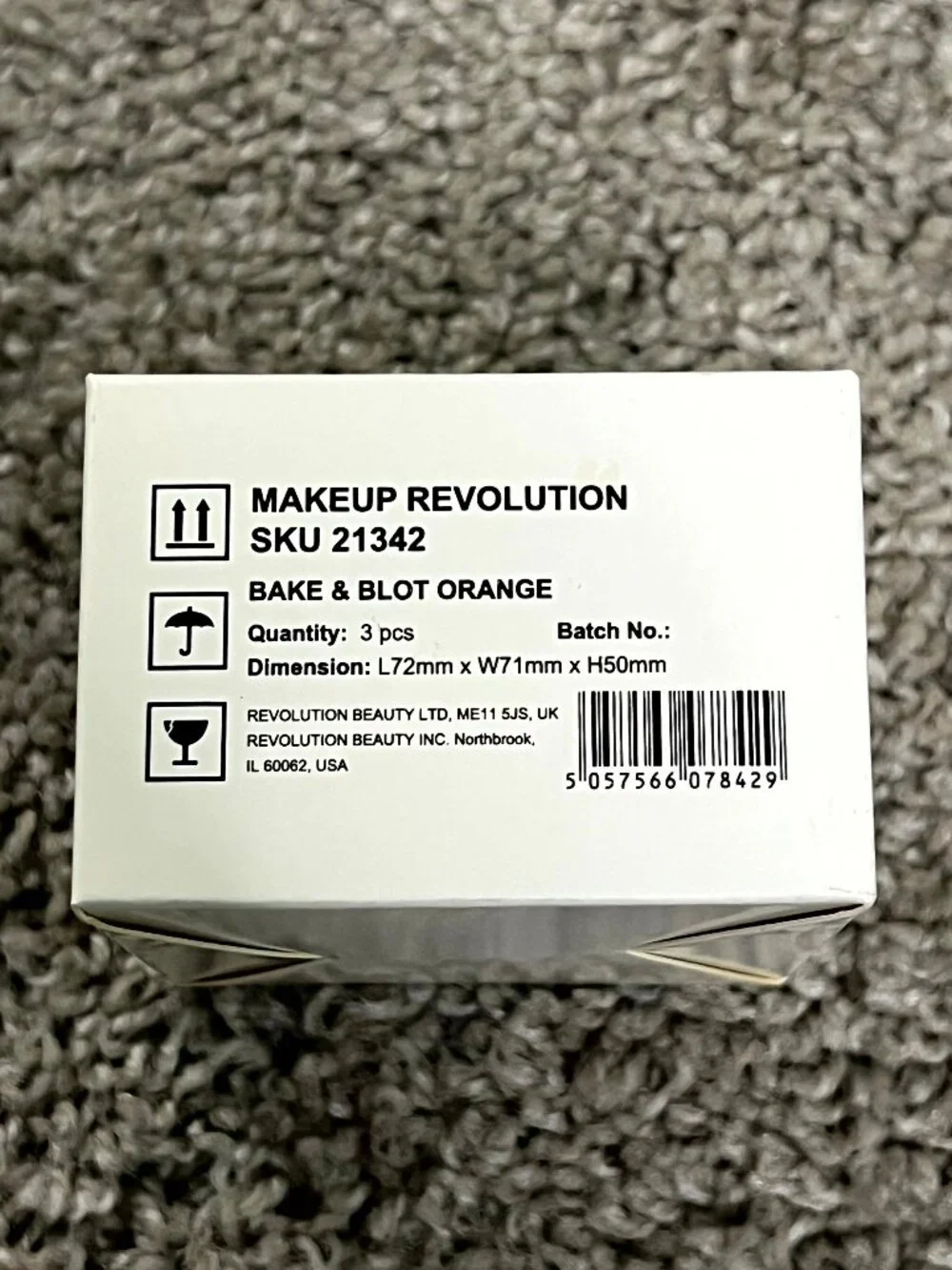 Makeup Revolution Bake & Blot Powder - Orange 3 Pack